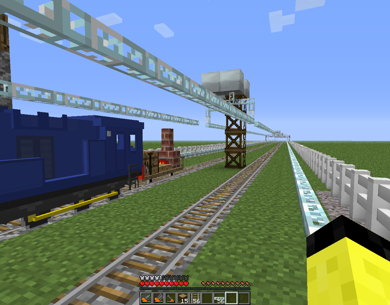 Electrified railroad concept with trains and zeps mod 