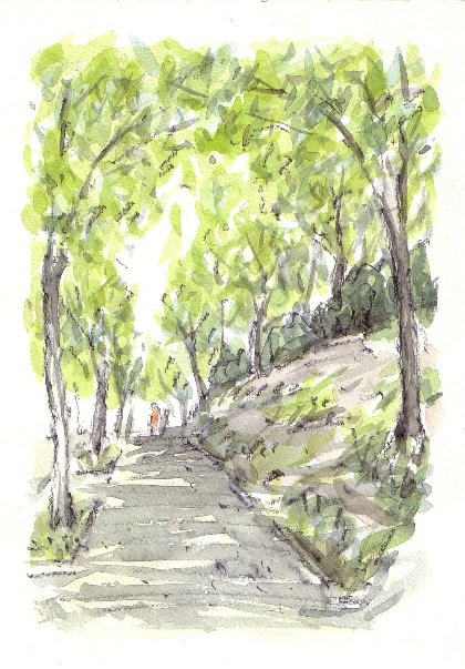 水彩画 風景の技法 描き方 手順