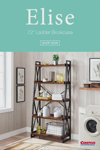 Bayside Ladder Bookcase Costco
