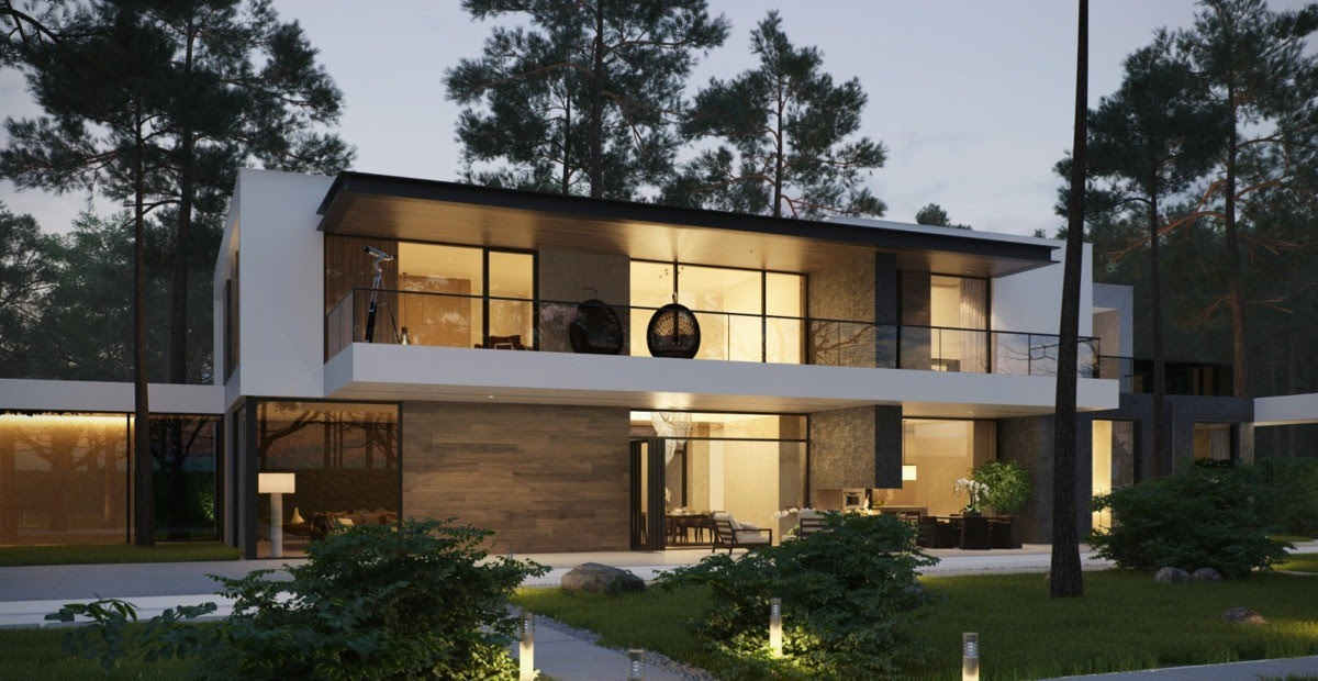 Two-Story Modern Home Interior Design Ideas