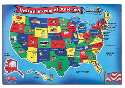 Melissa & doug fairytale castle floor puzzle. Amazon.com: Melissa & Doug USA Map 51 pcs Floor Puzzle
