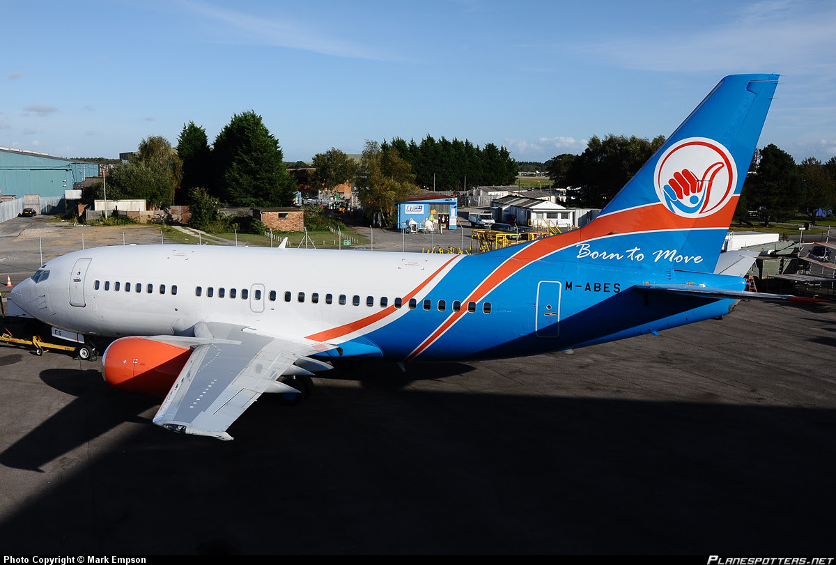 Nova Airways Boeing 737-500, Bournemouth 