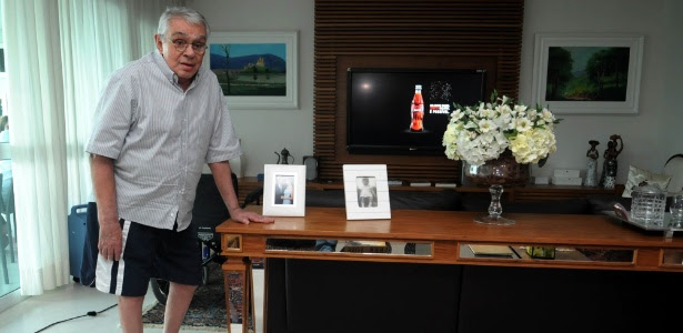 Chico Anysio em seu apartamento no Rio (27/4/2011)