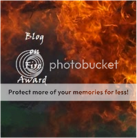 Blog on Fire Award