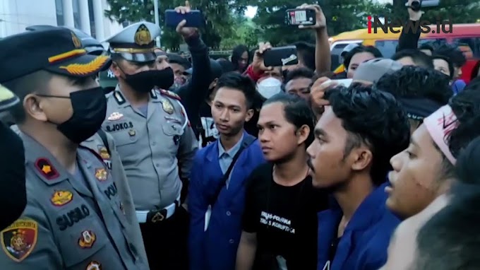 Video: Demo Save KPK di Banjarmasin, Polisi Terlibat Bentrok dengan  Mahasiswa