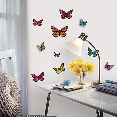 Buy RoomMates 3D Butterflies Peel Stick Wall Decals from Buy RoomMates 3D Butterflies Peel Stick Wall Decals from