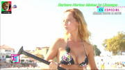 Barbara Norton Matos sensual em biquibi no programa E-Especial