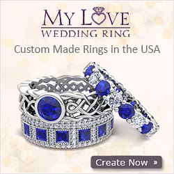 Custom Made Jewelry and Wedding Rings from MyLoveWeddingRing.com, Handcrafted In the USA 
