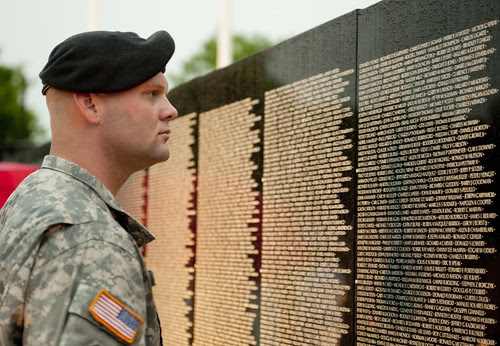 Town of Natick Moving Wall opening ceremony