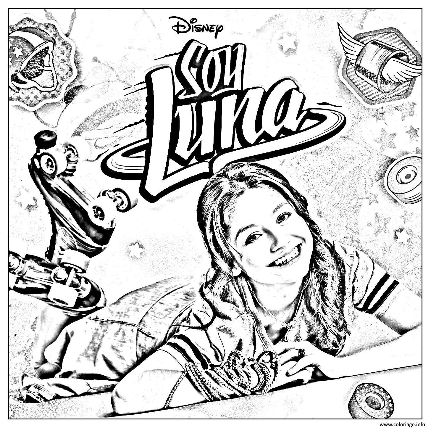 Coloriage soy luna 2