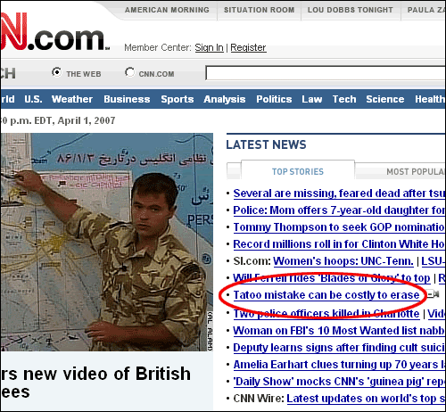 CNN Tattoo Typo