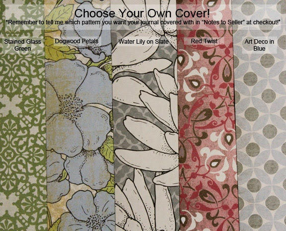 Customized Coptic Stitch Lined Journal