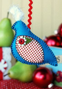  Retro Mama | Partridge Ornament Tutorial