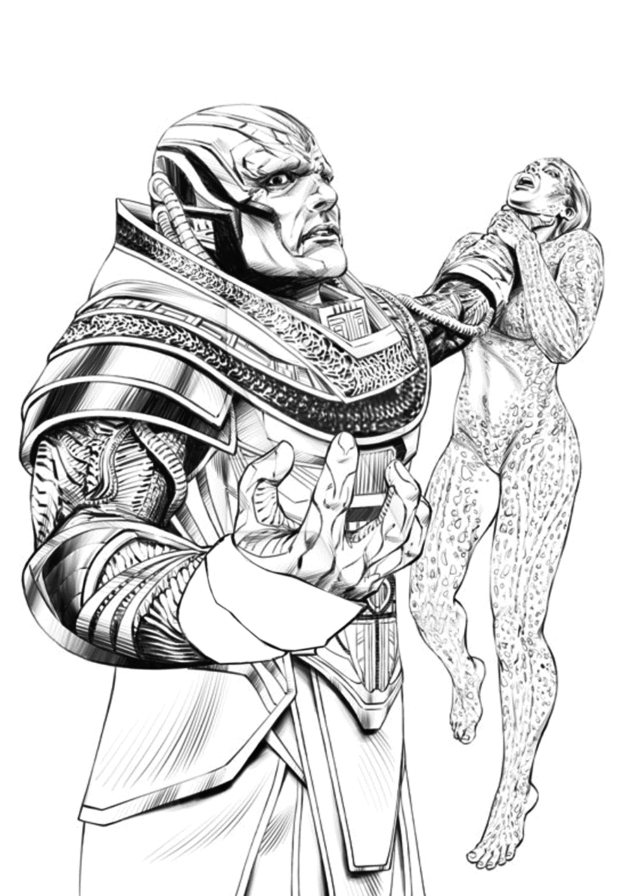 X-men coloring pages to download and print for free