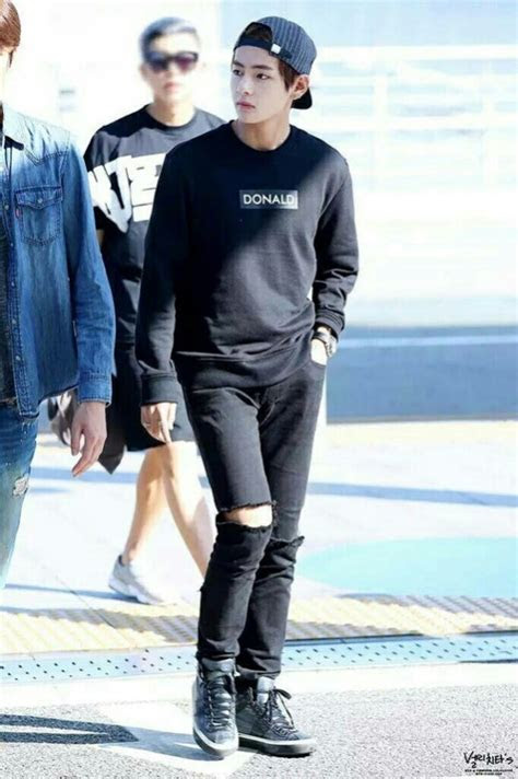 bts airport fashion tumblr