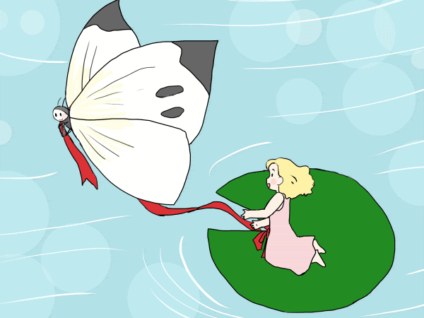親指姫 アンデルセン童話 福娘童話集 きょうの世界昔話
