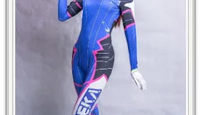 Full Set D.VA Cosplay Costume Gun Headset Armour 3D Print Classic Skin
Bodysuit Halloween Cosplay DVA Zentai Kids Adult