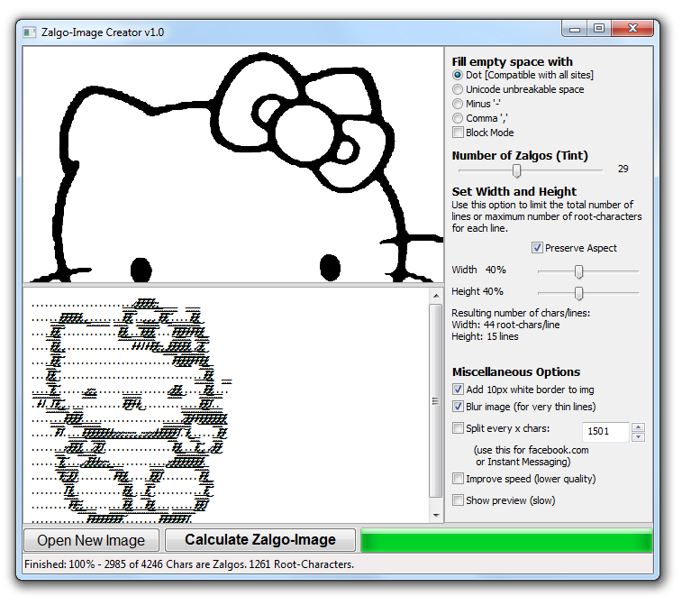 Zalgo Image Creator V2 0
