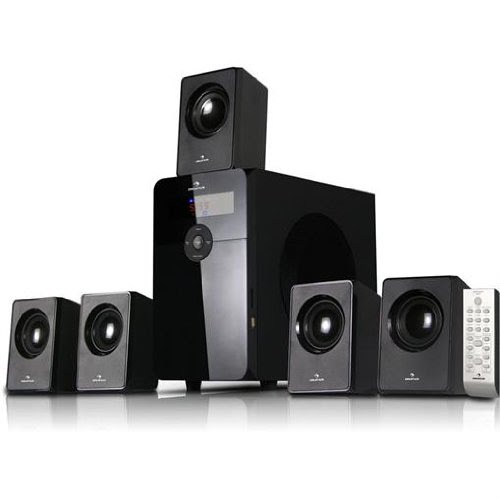 5.1-Lautsprecherset Auna HF583 USB-SD-MP3 Radio 5000W
