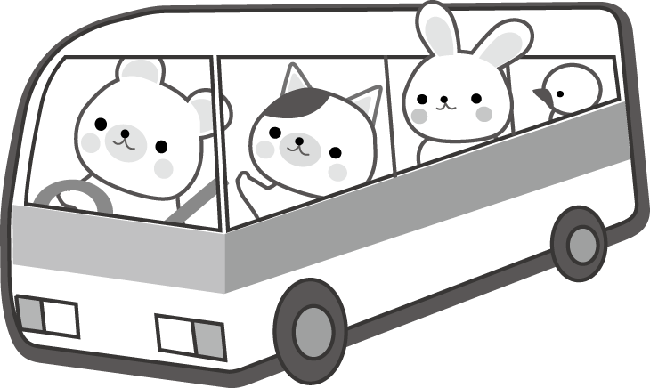 バスのイラスト 無料イラスト フリー素材