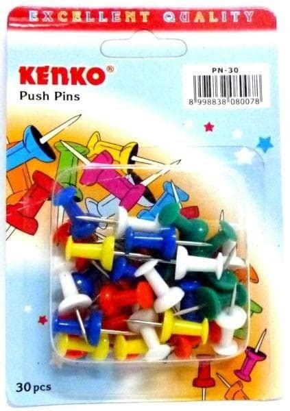 jual kenko push pin paku payung warna warni jakarta