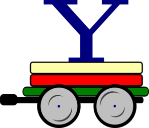 Toot Toot Train Carriage clip art