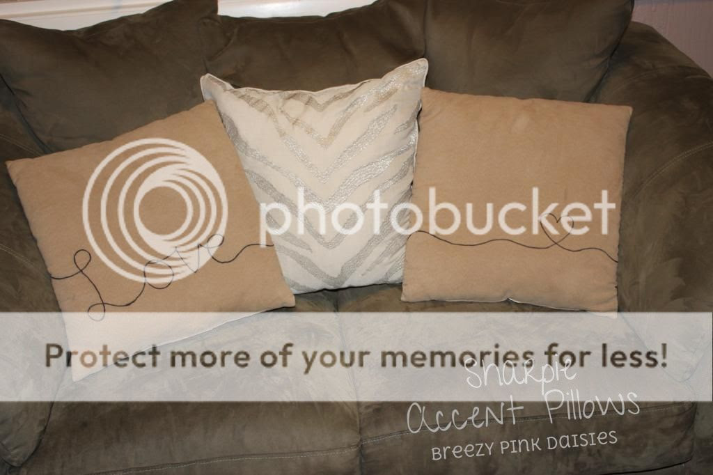 DIY text on pillows