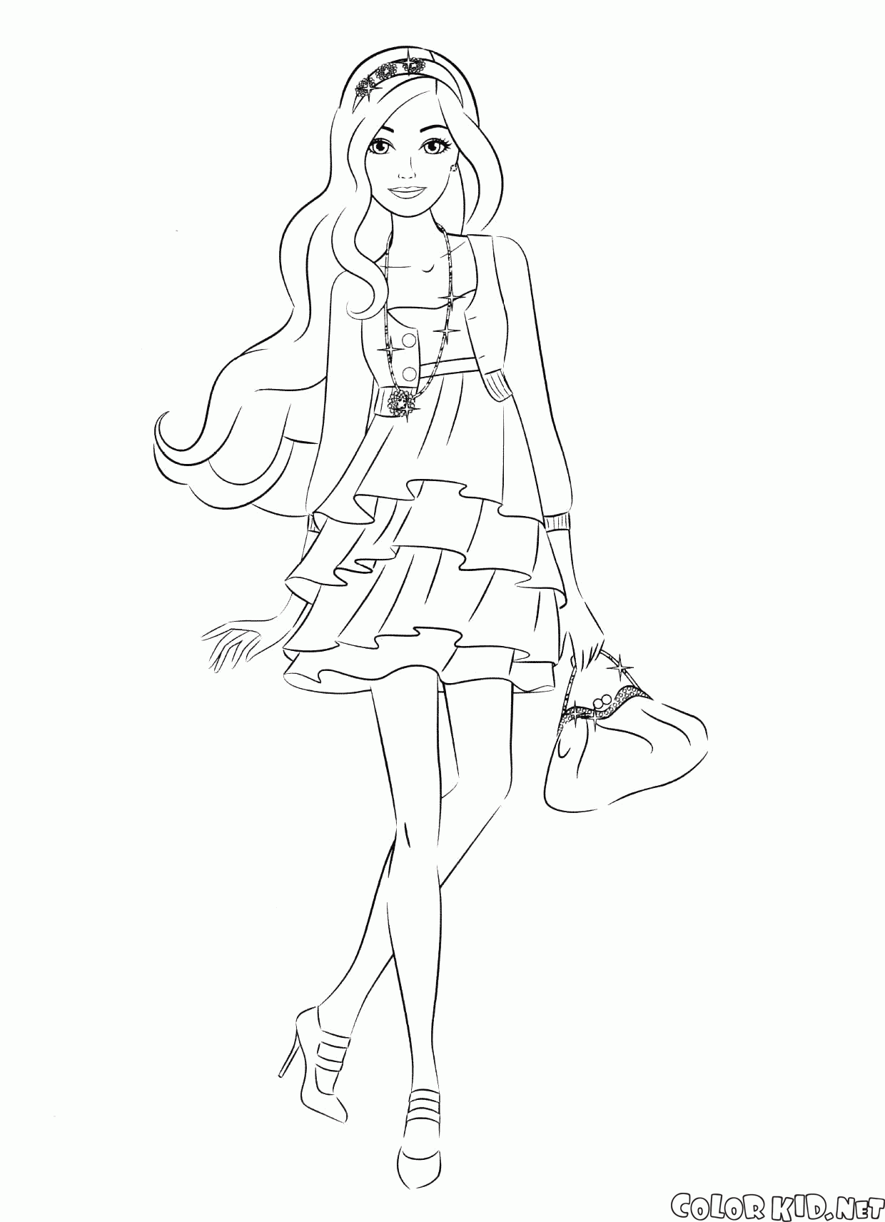 Disegni da colorare Barbie