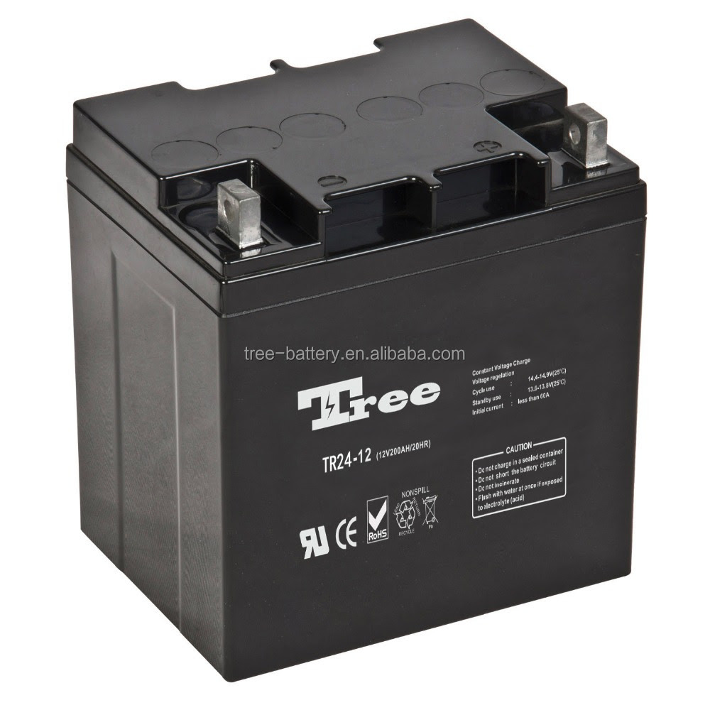 Maintenance Free Sealed Lead-acid Battery 24a 12v For Ups ...
