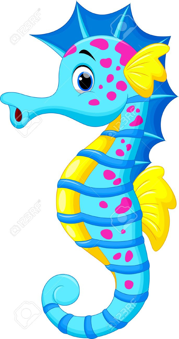 Cute Seahorse Clipart | Free download on ClipArtMag