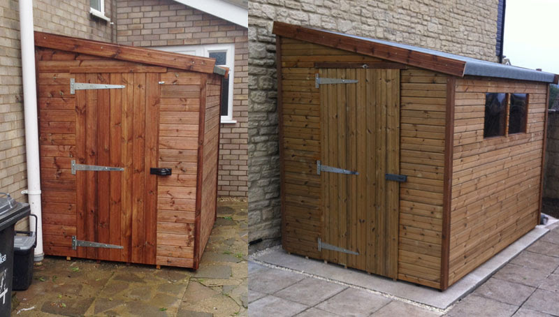 lean to sheds - free fitting & delivery - beastsheds.co.uk