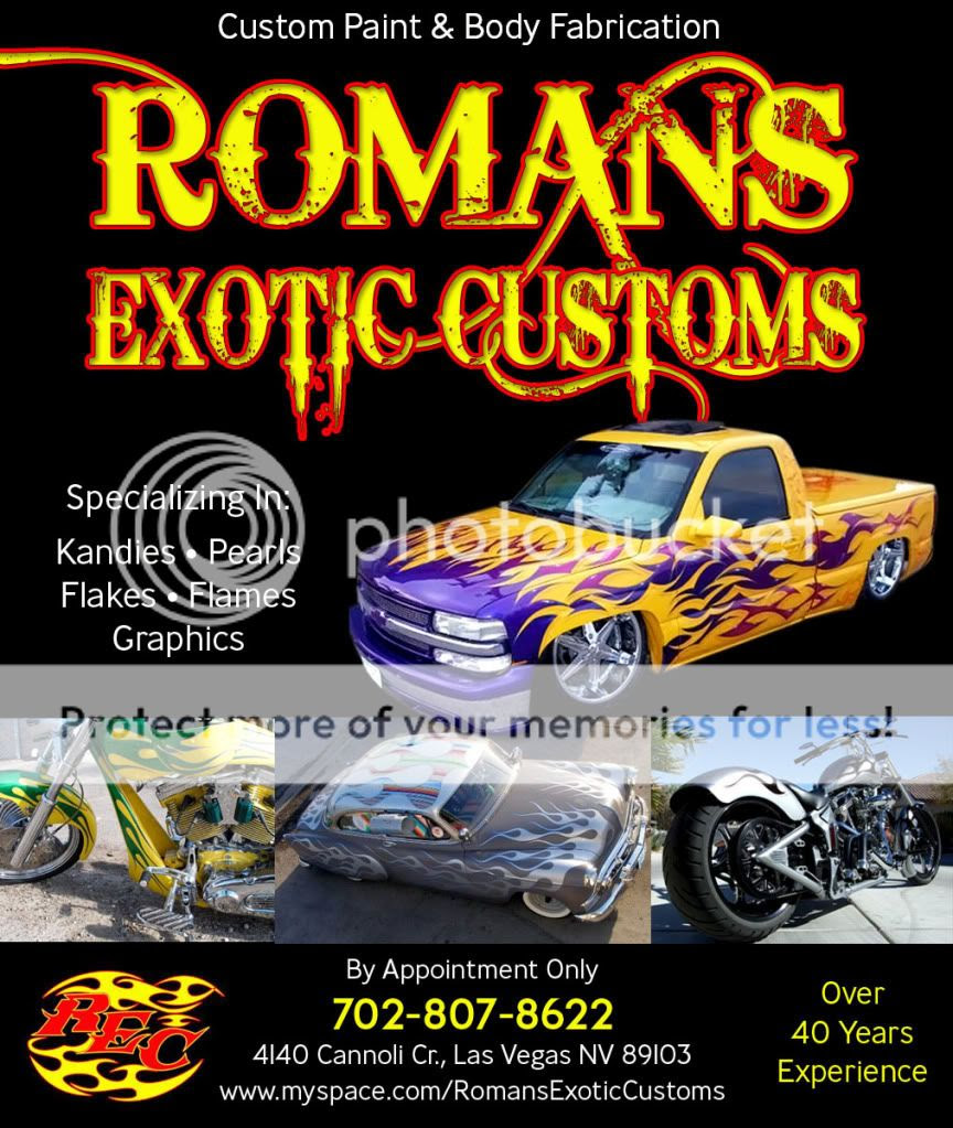 Roman S Exotic Customs Custom Paint Las Vegas Nv Layitlow Com Lowrider Forums