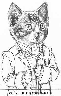 猫のデッサン