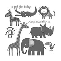 Zoo Babies Clear Stamp Set