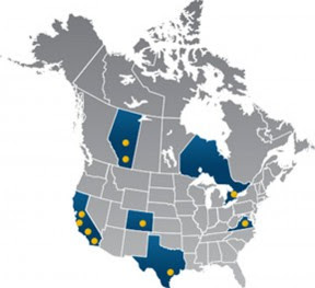 Brookfield's market areas