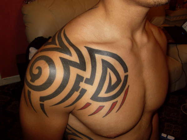 tribal chest tattoo designs,chest tribal tattoos,tribal tattoo designs ...