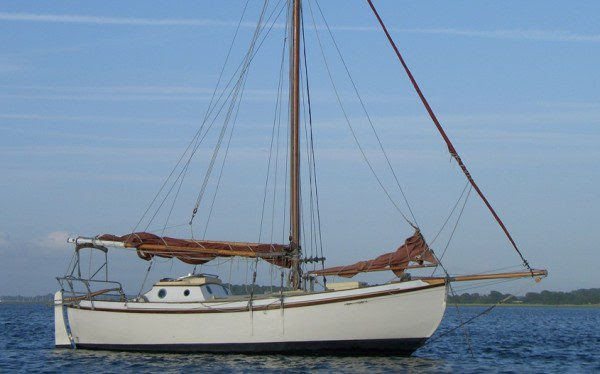 colin archer type venus gaff cutter wooden sailing yacht