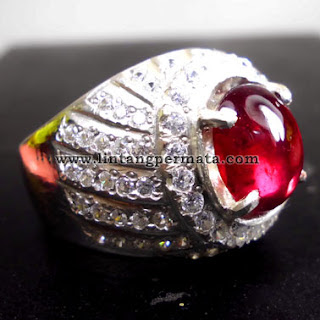 Batu Permata Merah Delima Merah Ruby Red Sapphire