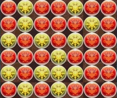パズドラ 最大火力配置 列消し 列強化 ２色陣用 パズま