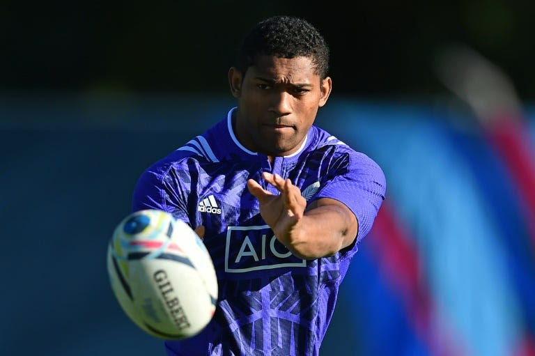New Zealand All Blacks wing Waisake Naholo broke his leg just 10 weeks before the start of the World Cup