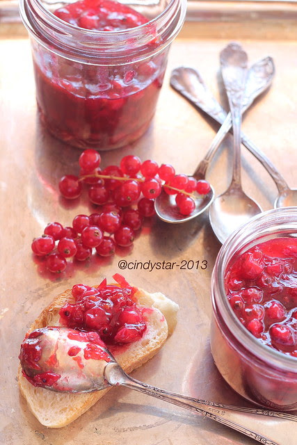 röda vinbär marmelad-redcurrant jam-confettura ribes rosso