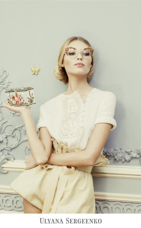 Anna Selezneva For Ulyana Sergeenko Haute Couture Spring 2013... April 07, 2015 at 03:00AM