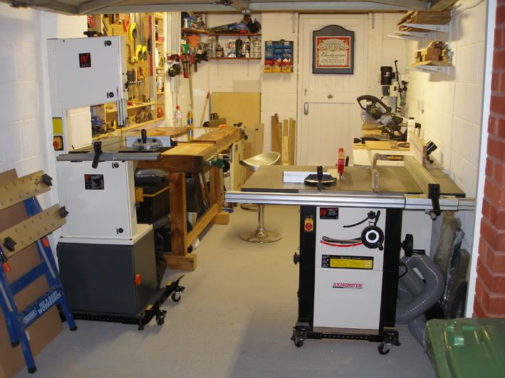 One Car Garage Workshop Layout - by PapaFran @ LumberJocks.com 