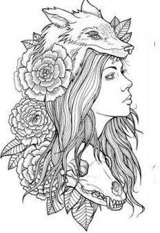 Wolf Headdress Drawing At Getdrawingscom Free For Personal Use