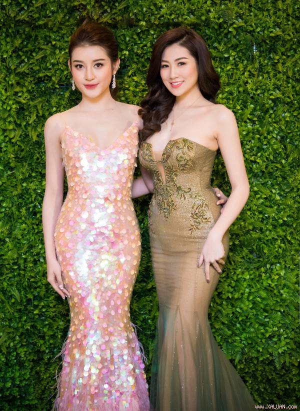 Á hậu Huyền My mặc gợi cảm, đọ dáng với Tú Anh