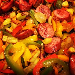 Sausage and Peppers Skillet Meal....