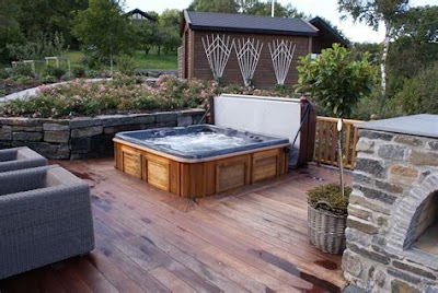 Backyard Ideas With Hot Tub