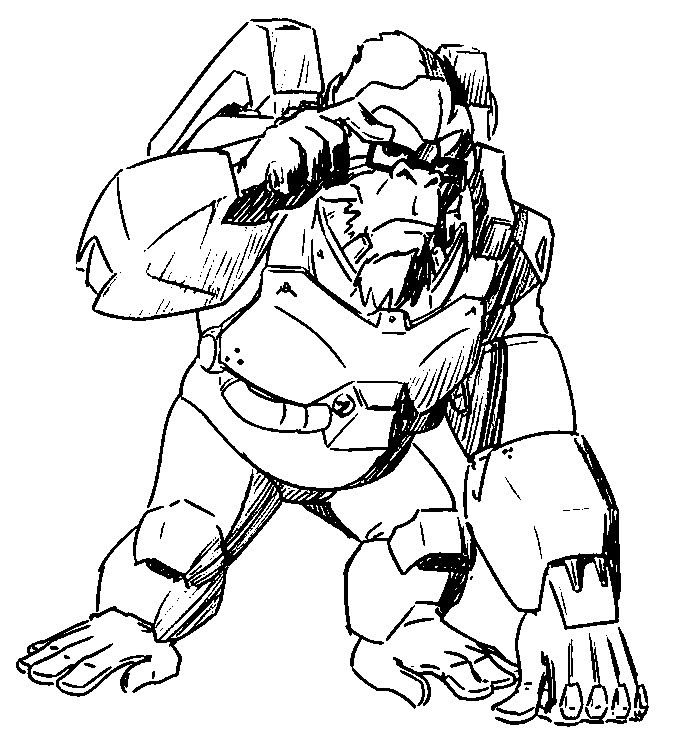 Coloring Pages Overwatch Morning Kids