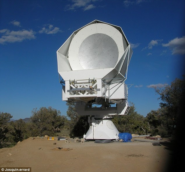 Research led by University of California studied the early universe. The Polar consortium detected the polarisation of light 380,000 years after the Big Bang using microwave detectors on the Huan Tran Telescope in Chile's Atacama Desert (pictured)