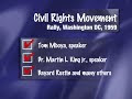 Tom Mboya & Dr. Martin L King at a Civil Rights Rally in DC